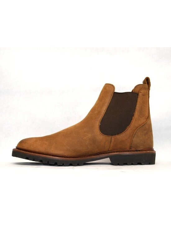 New! Allen Edmonds Grafton Chelsea Boot Tan Nubuck Size 8.5 D 6887 DD560